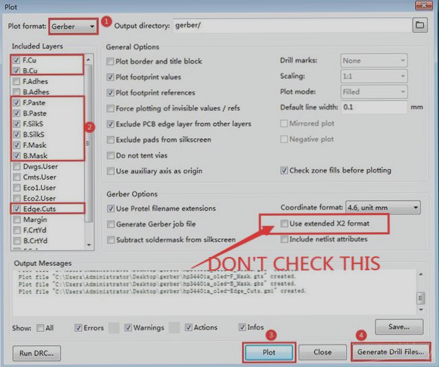KiCad Plot Interface