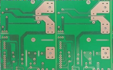 Prototype of a double-sided PCB board