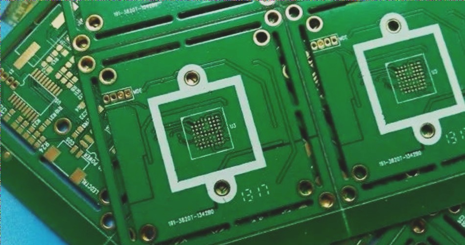 Is the circuit board coated with copper grid or solid copper?