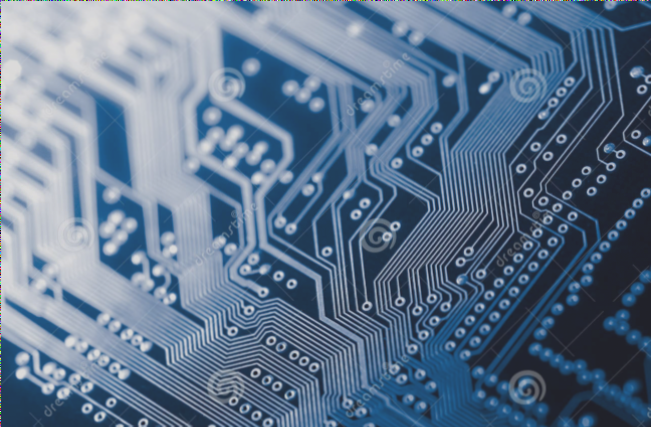 What signal degradation occurs in the transmission line of the circuit board?