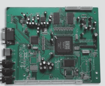 Synthesized PCB Product and Schematic Diagram