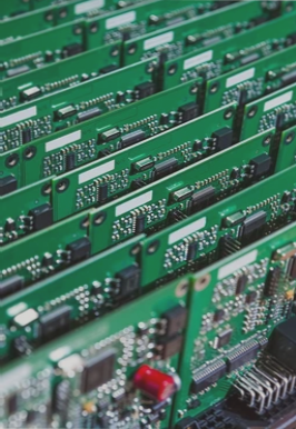 The PCBA has experienced solder joint failure, resulting in component detachment.