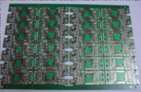 Micro short circuit phenomena in PCB inner layers.