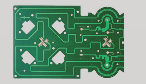 Backing board for PCB drilling and BGA processing techniques