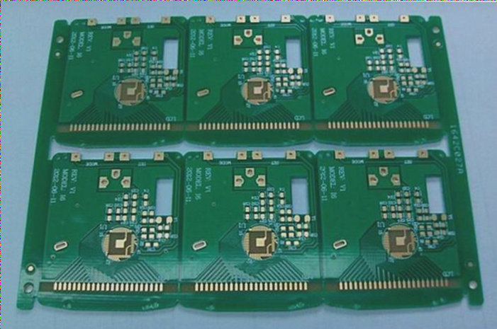 What are the structure and materials used in the flexible PCB (Printed Circuit Board)?