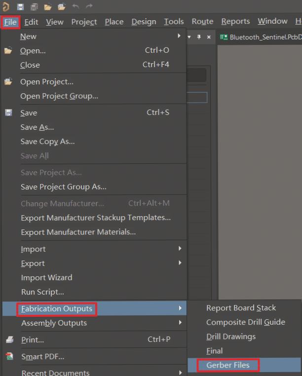 How to Generate Gerber and Drill Files in Altium Designer 2351