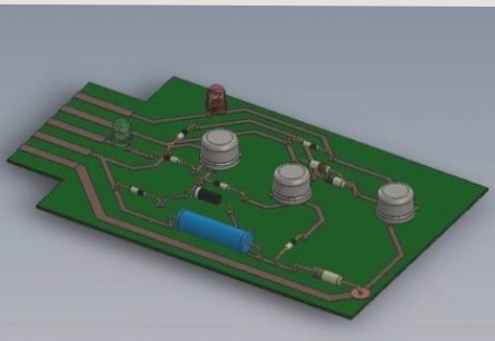 Core layout design of the circuit board