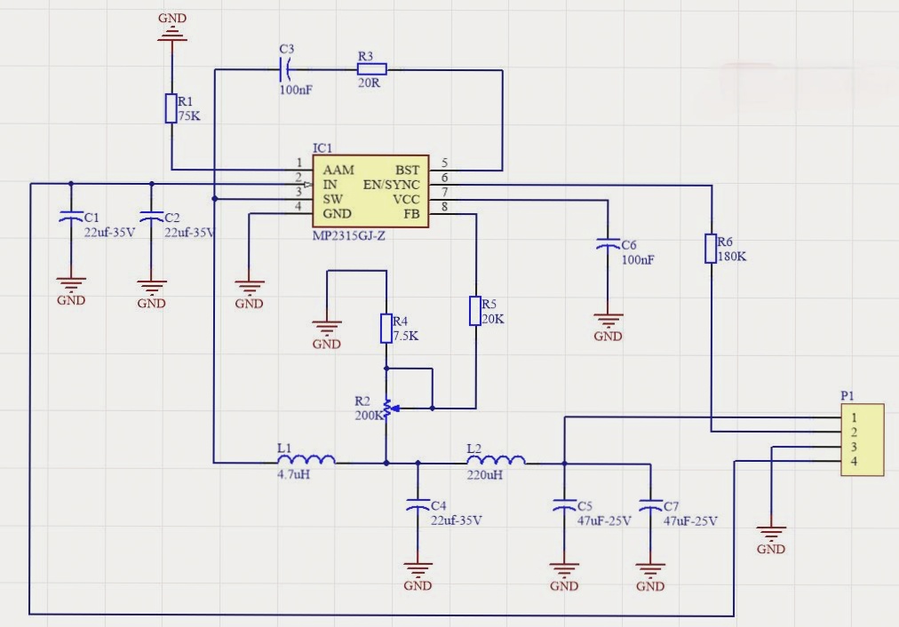 DC-DC Buck Converter, Adjustable, 97% Efficiency, 3A Output – Technology – Wellcircuits